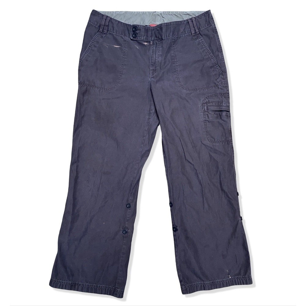 The North Face Women's Hiking Pants Size 16 Fits 36x30 Gray 100% Cotton